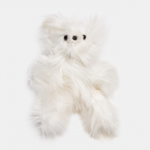 TEDDY BEAR YAKU WHITE	Фигурка альпаки, белый, мех альпаки, 20 см